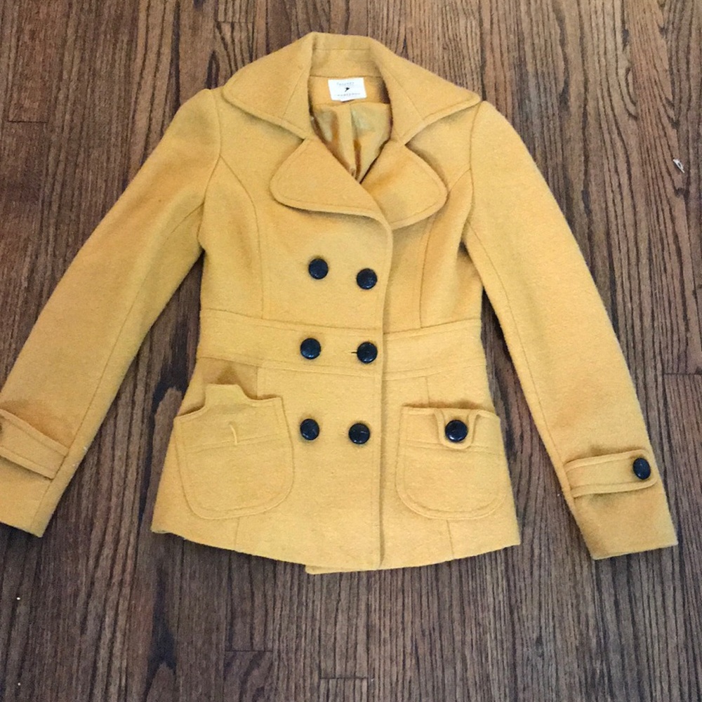Mustard Peacoat